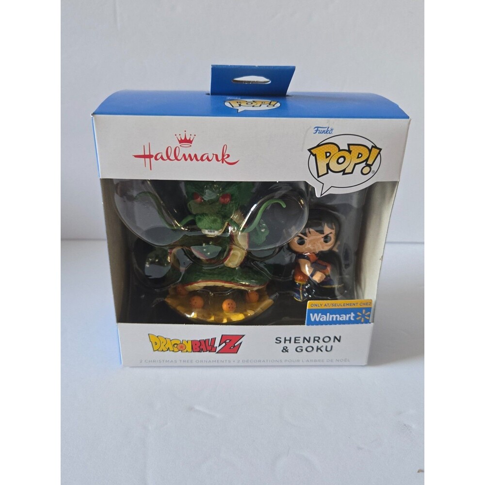 NIB Hallmark Funko Pop Dragonball Z Shenron & Goku Christmas Ornament